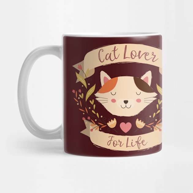 Cat Lover For Life Kitty Banner by LittleBunnySunshine